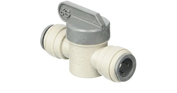 JG Grey Acetal Shut Off Valve Lng Hndle