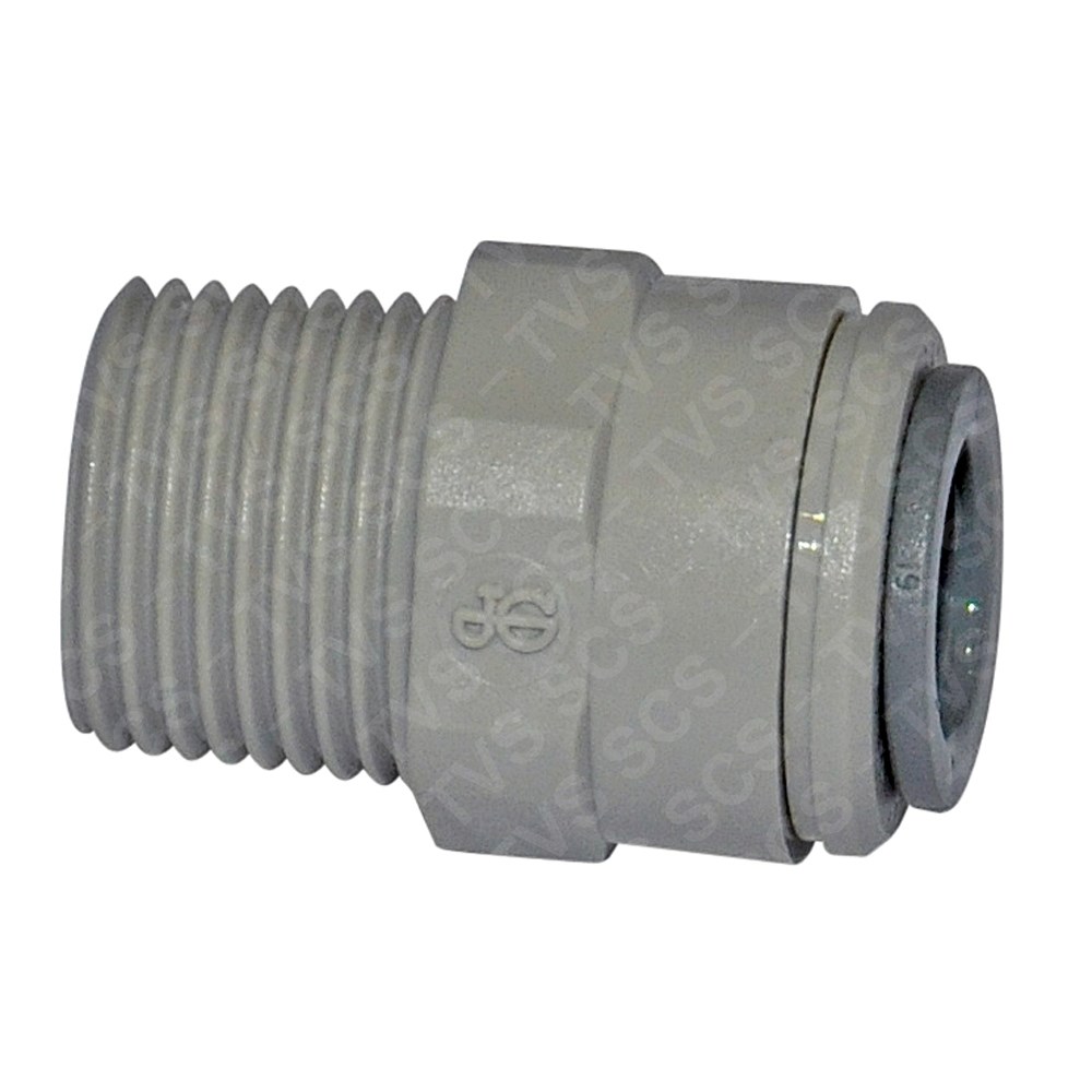 JG Straight Adaptor BSPT 3/8"x3/8"