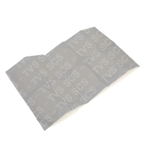 Gasket for oval plaques in sheets of 10