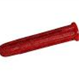 6MM RED HDPE PLASTIC WALL PLUG 67-600
