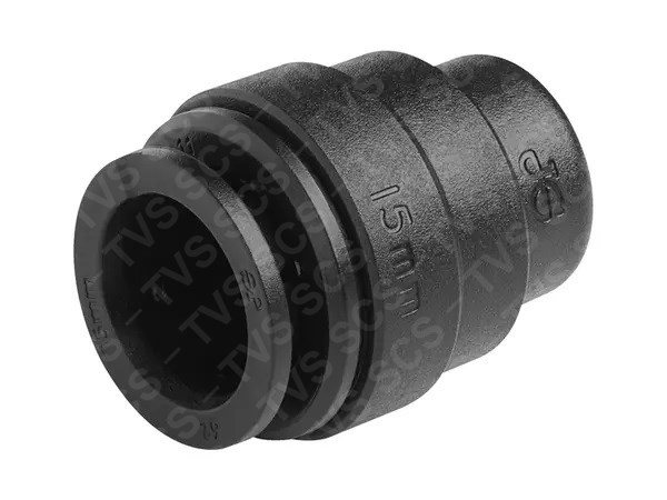 JG Black Acetal End Stop 15mm